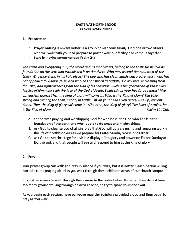 Easter Prayer Walk Guide Northbrook easter-prayer-walk-guide-northbrook