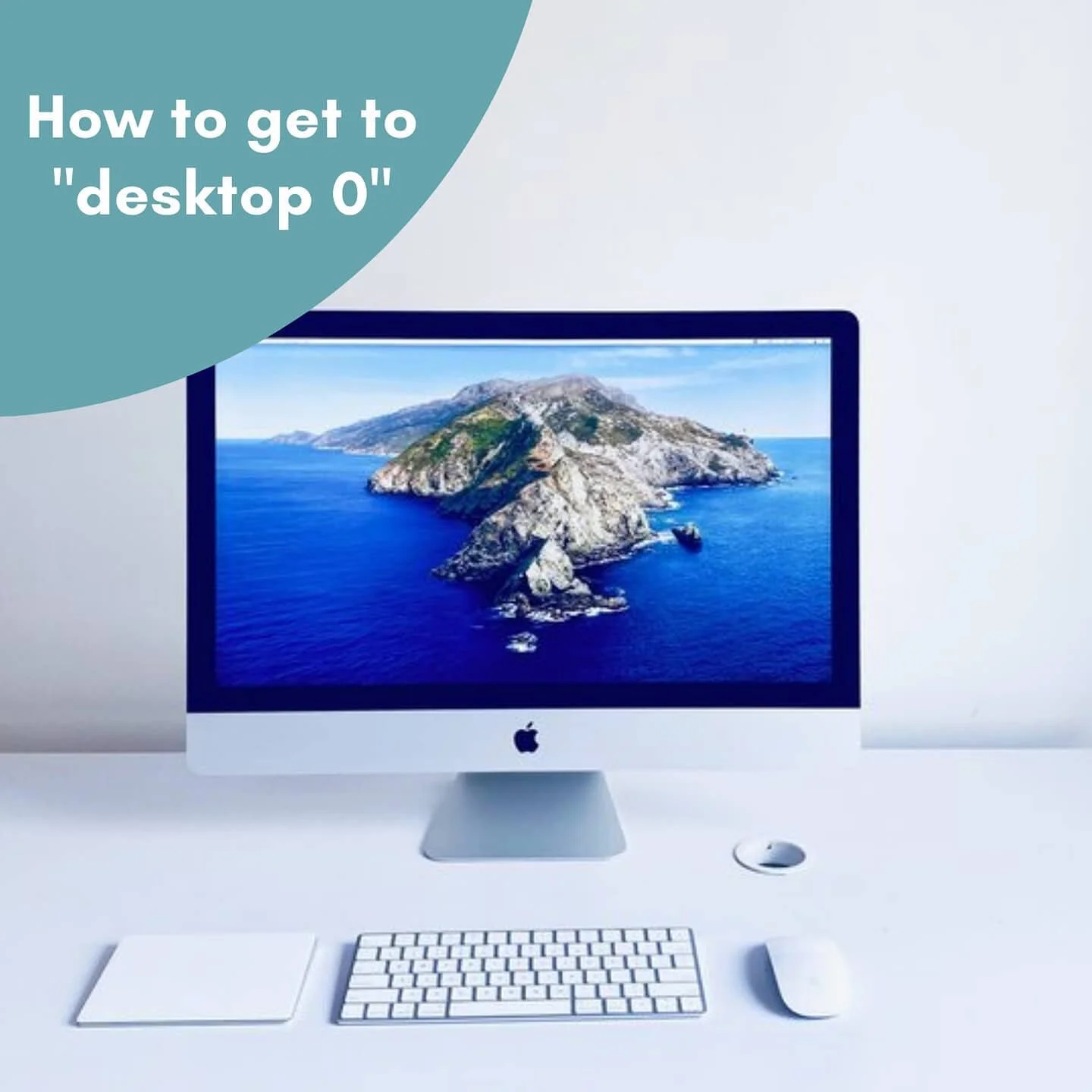 You've heard about inbox 0.  What about desktop 0?

Digital clutter can increase our cortisol levels (the stress hormone), just like physical clutter.

If your desktop is brimming with icons and files and you spend way too much time sifting through y