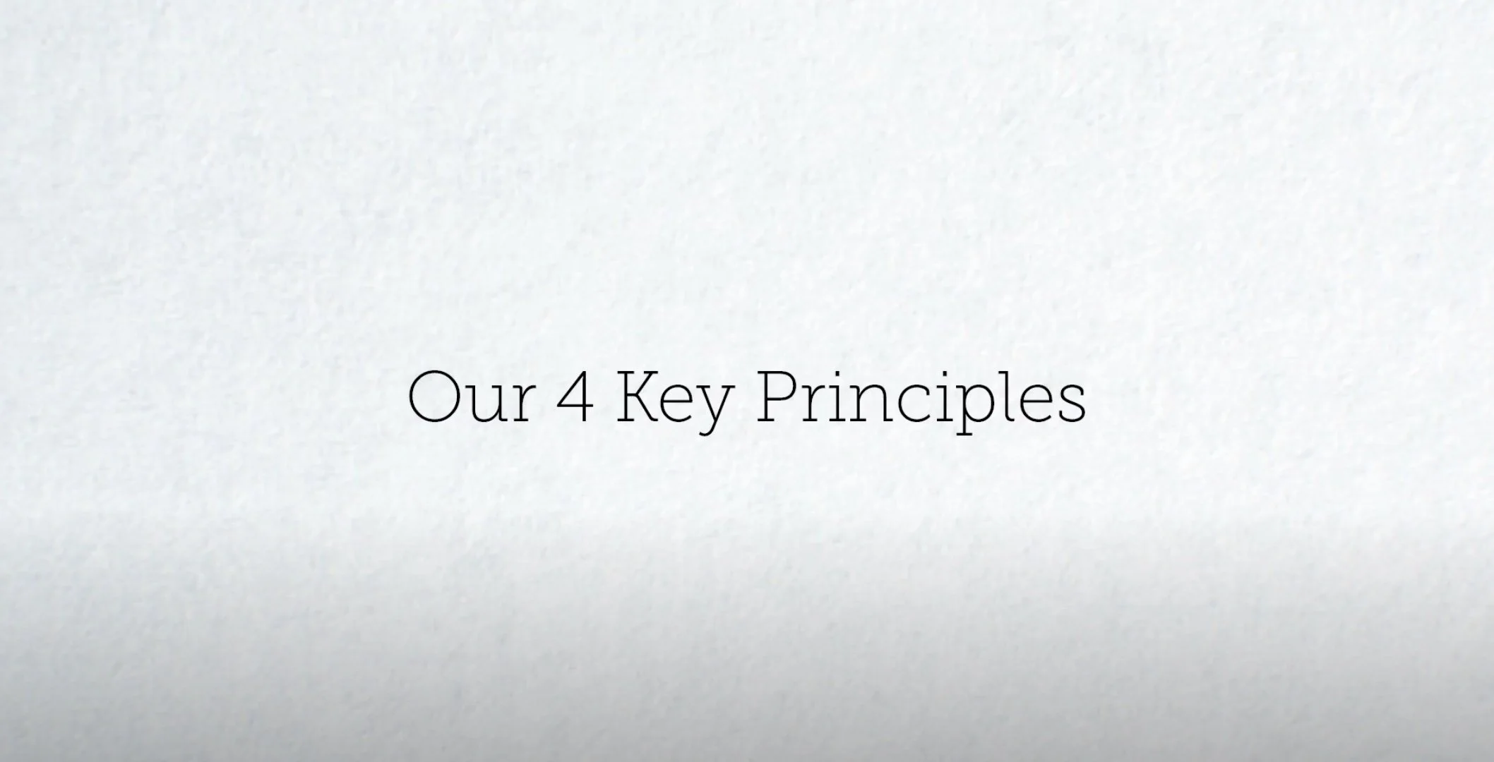 4 Key Principles