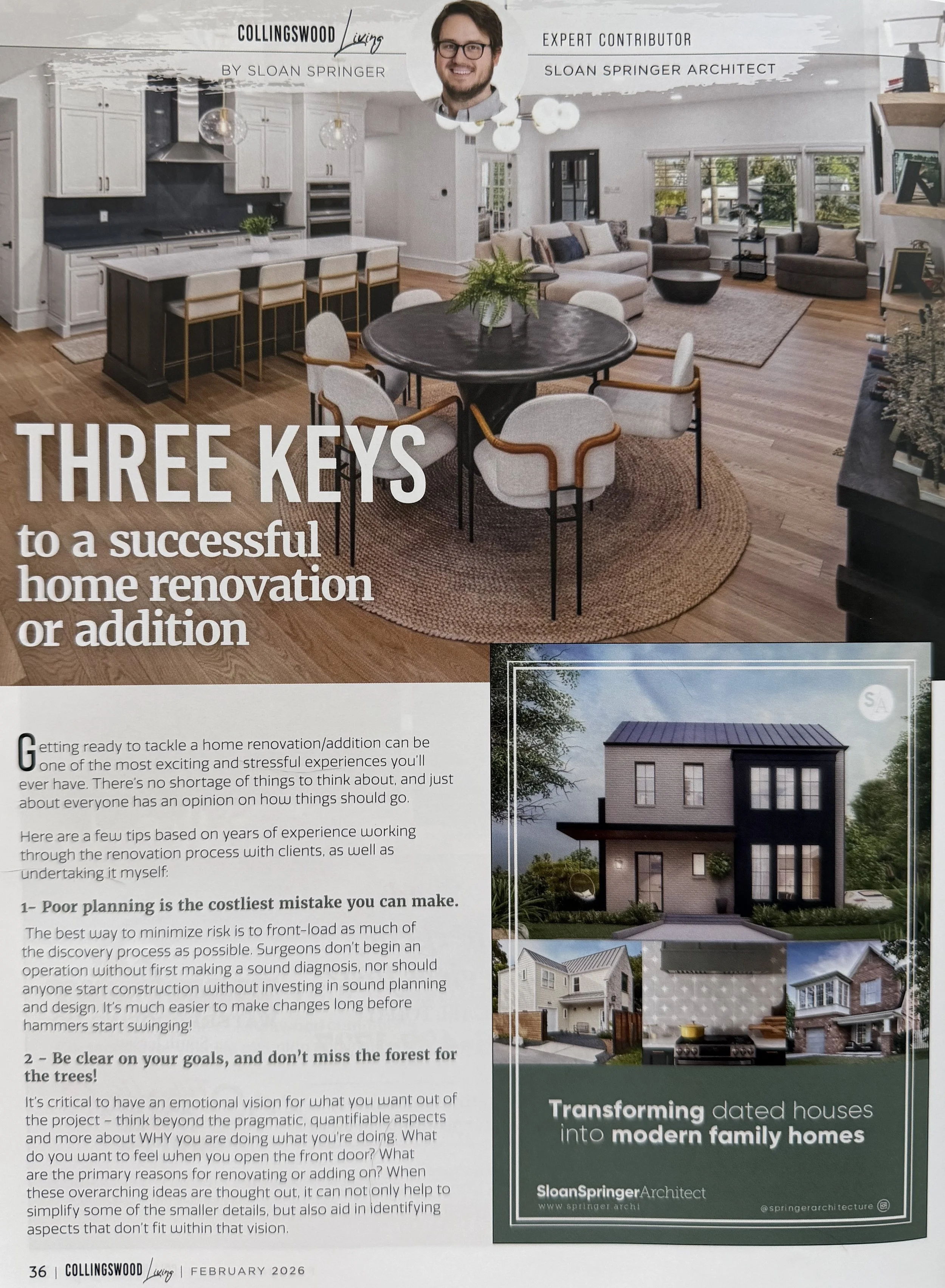 3 Keys in Collingswood Living Magazine