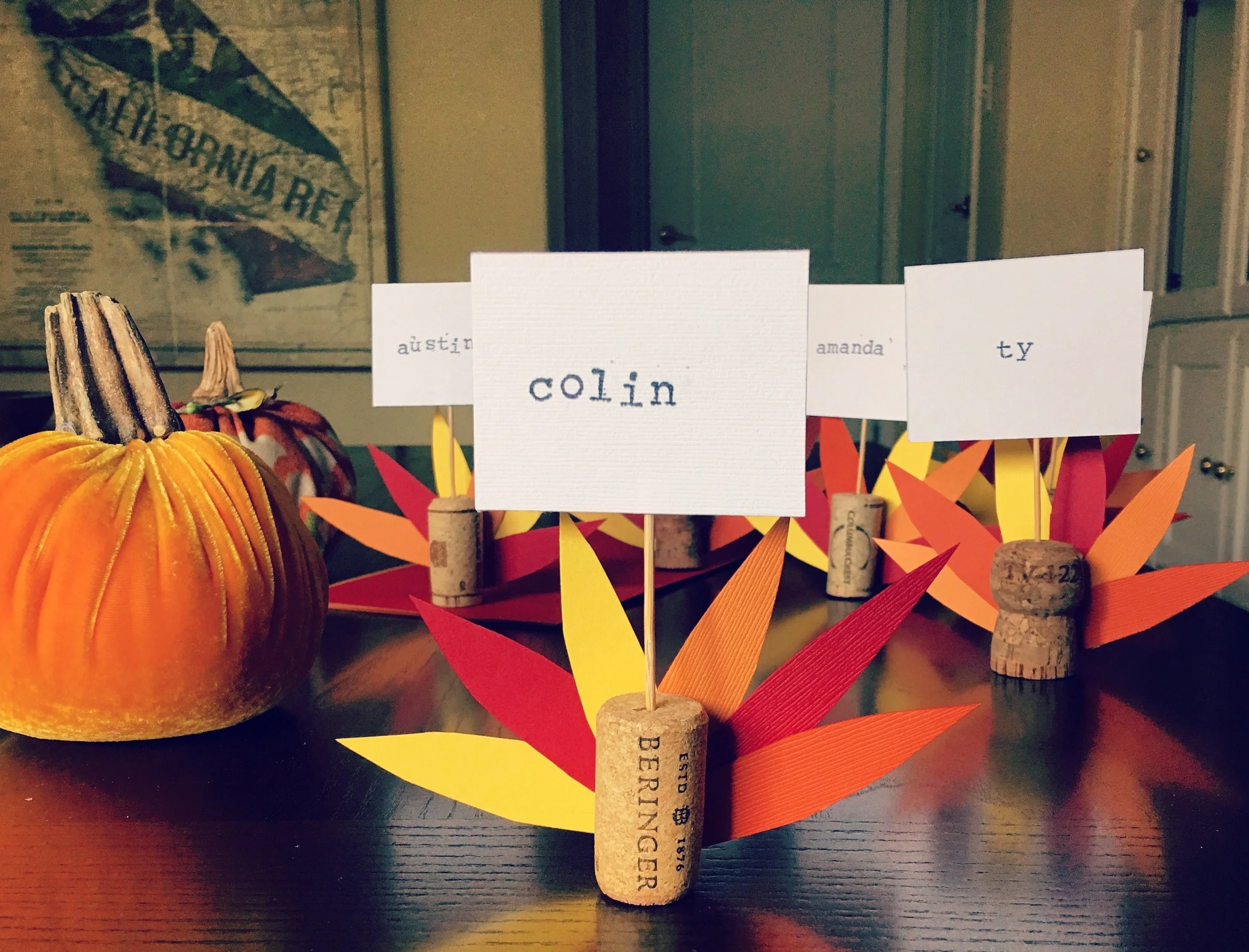 Thanksgiving Placecards