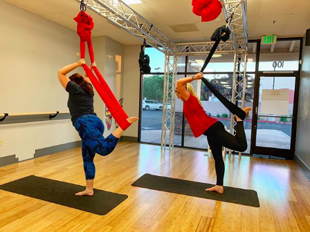 Week 25: Aerial Yoga @  Love at First Flight