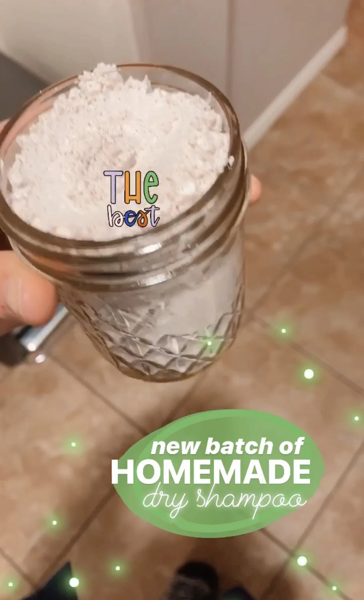 Easy 3-Ingredient Homemade Dry Shampoo