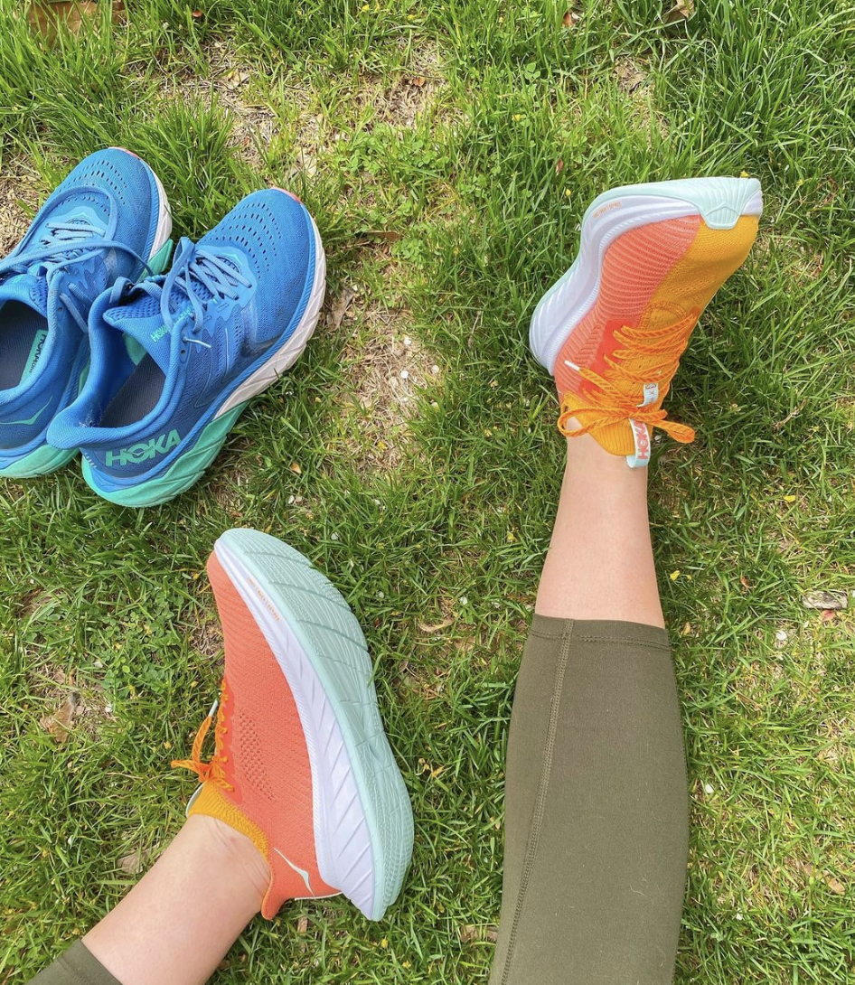 To my retiring teal Hoka's