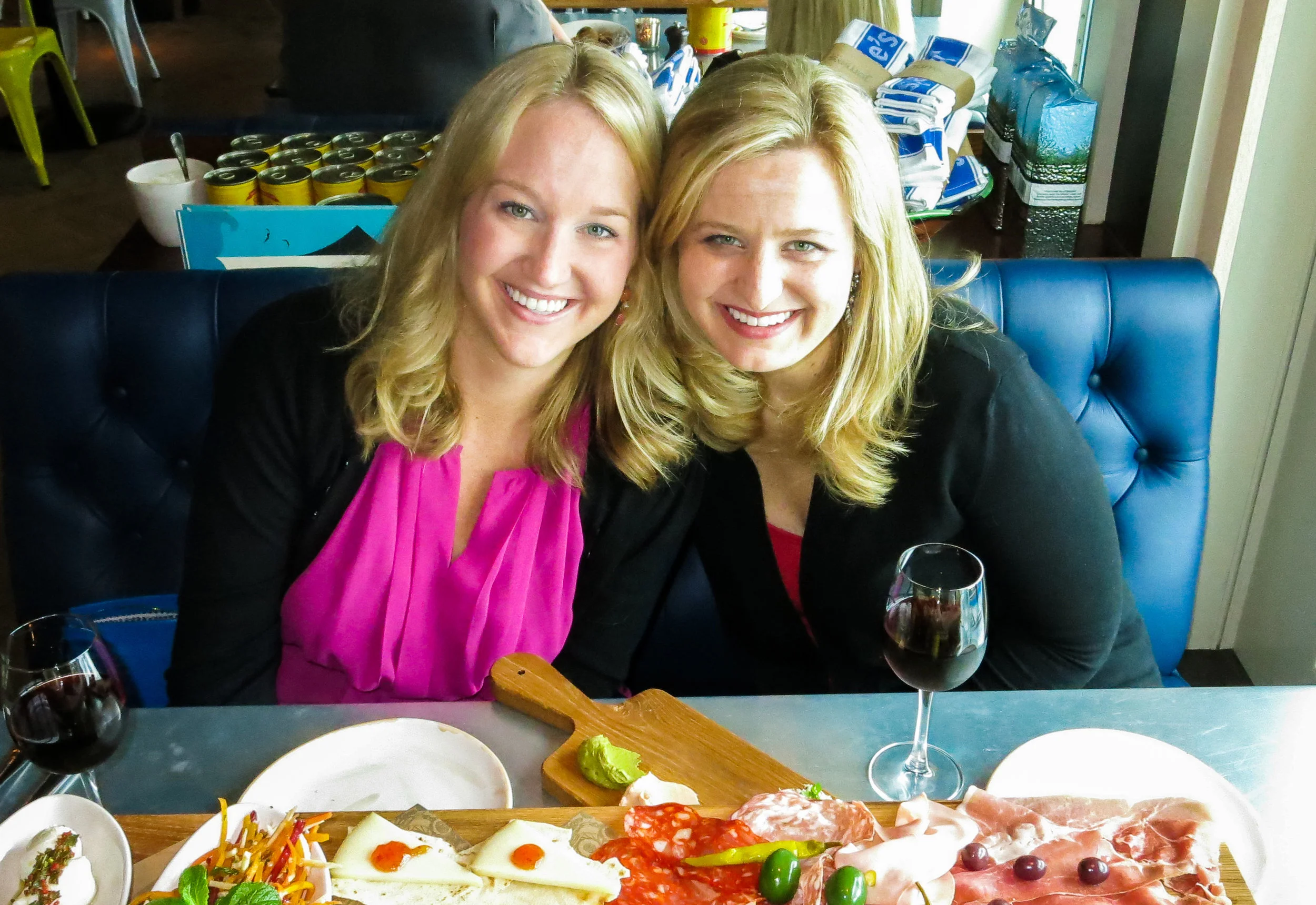2015, Anthem of Seas dinner at Jamie Oliver's with epic charcuterie boards