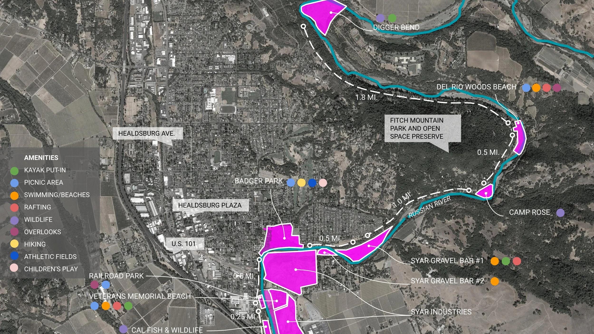 Healdsburg River Access — Fletcher Studio