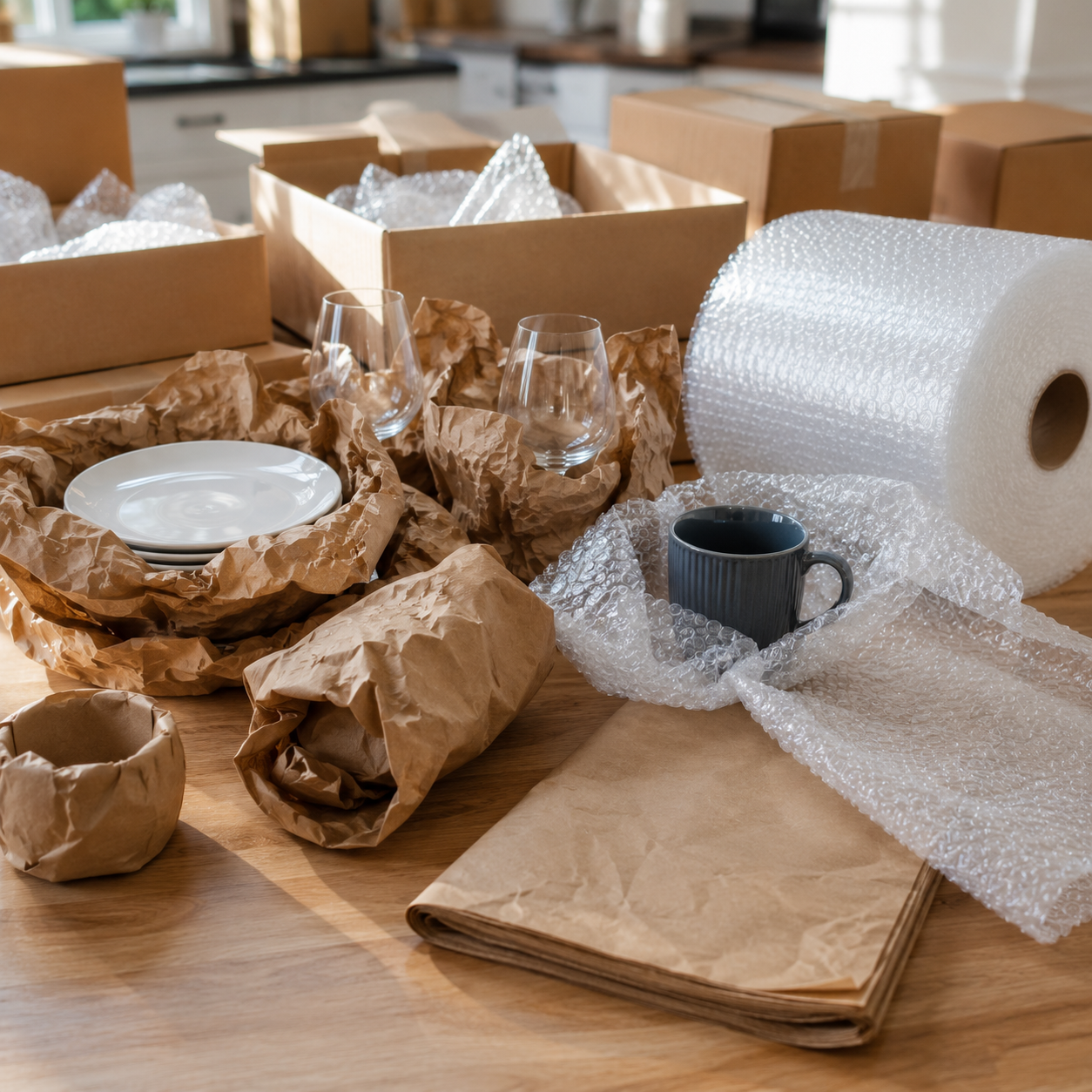 Bubble Wrap vs. Packing Paper: Which Protects Fragile Items?