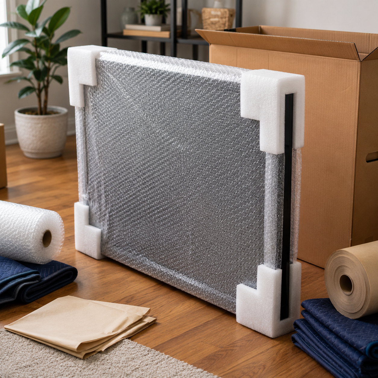 How to Pack a Flat-Screen TV So It Survives the Move