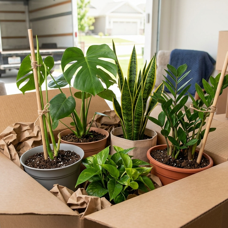 How to Keep Houseplants Alive During a Long-Distance Move