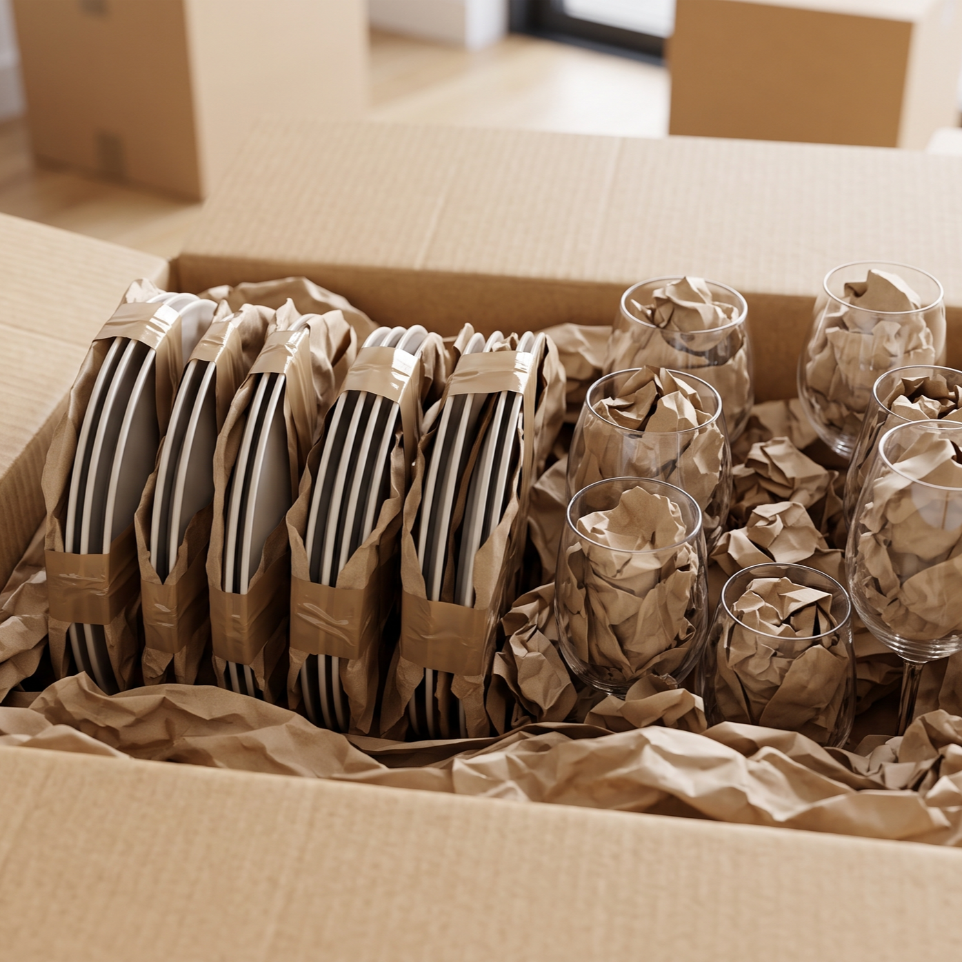 How to Pack Dishes and Glassware So Nothing Breaks