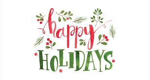 HAPPY HOLIDAYS !!