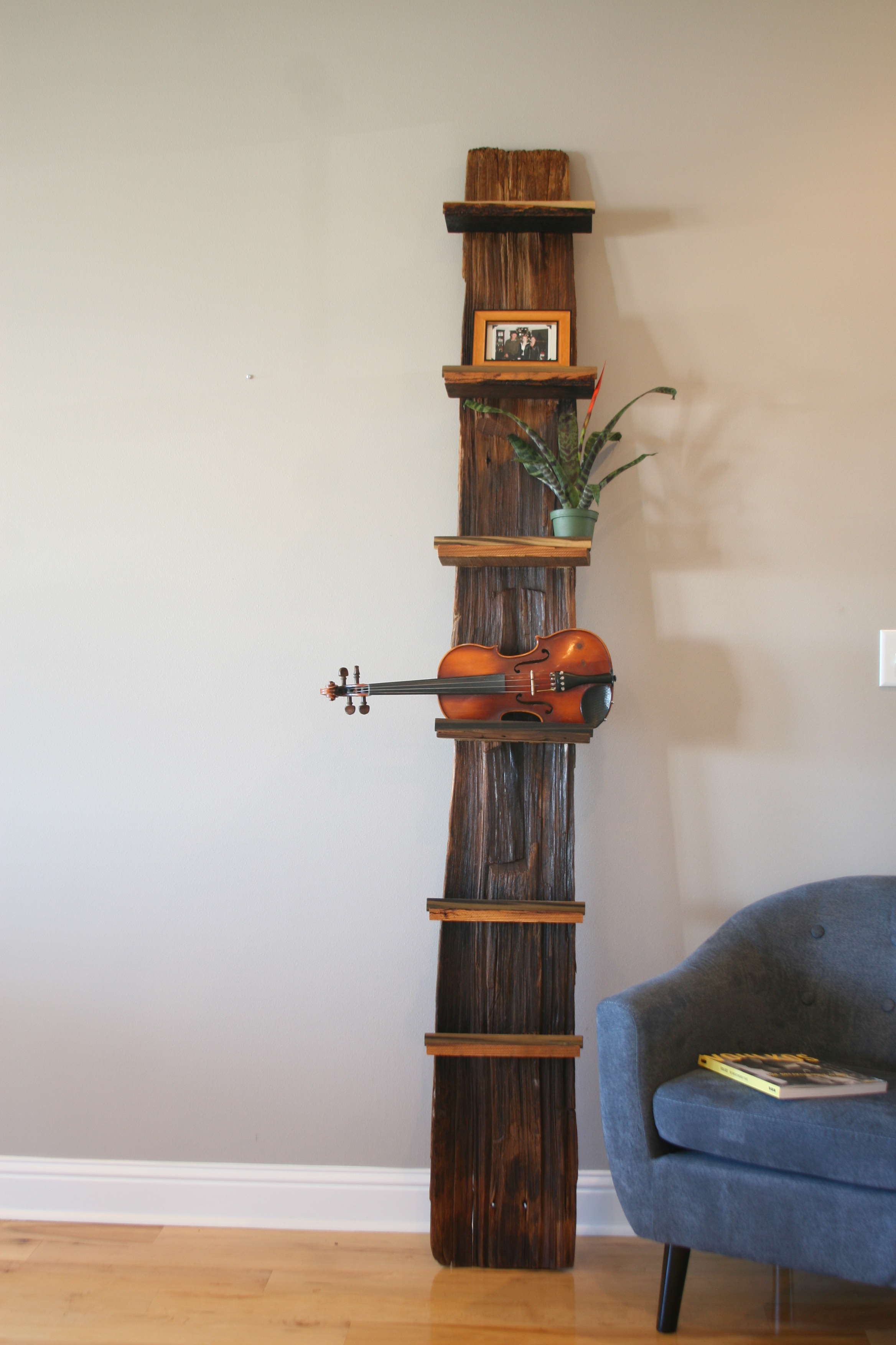 Reclaimed Cypress Bookshelf