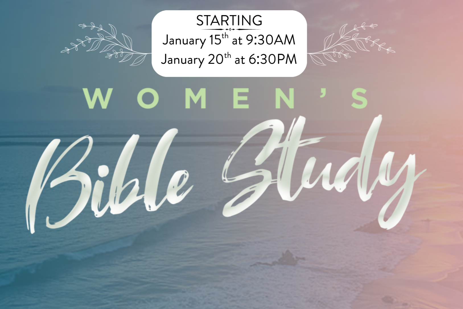 Women's Bible Studies 2026!