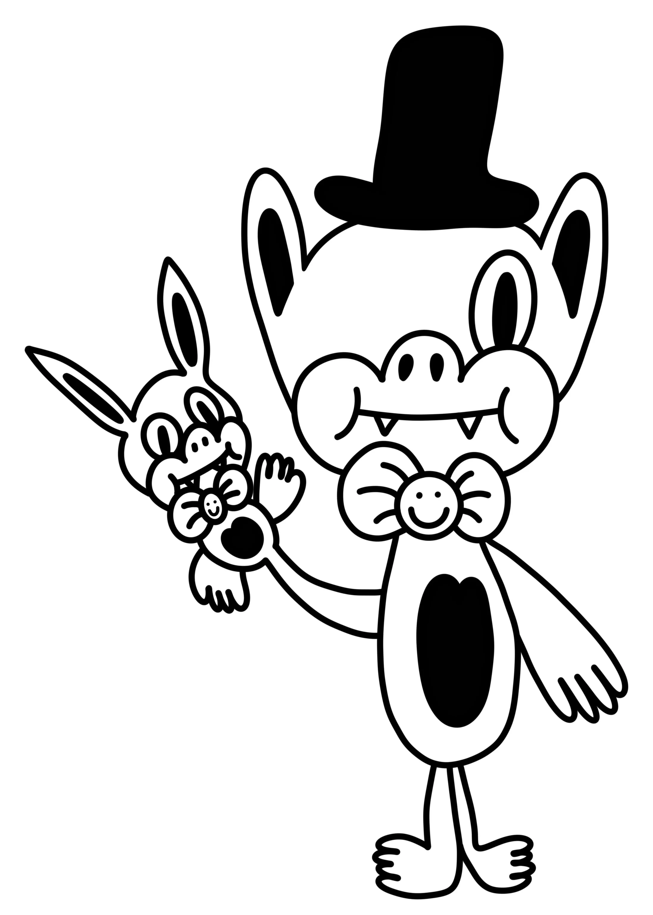 Wuv Puppet, digital drawing, 2018