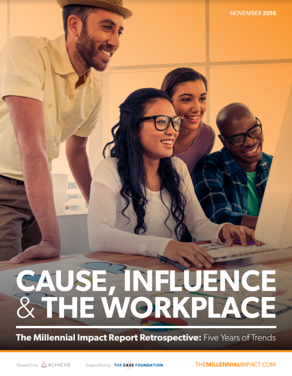THE MILLENNIAL IMPACT REPORT 2016
