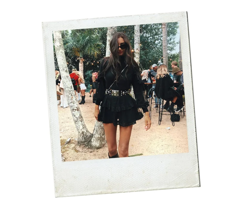 IZI WEARS OUR ANGELS KISS MINI DRESS