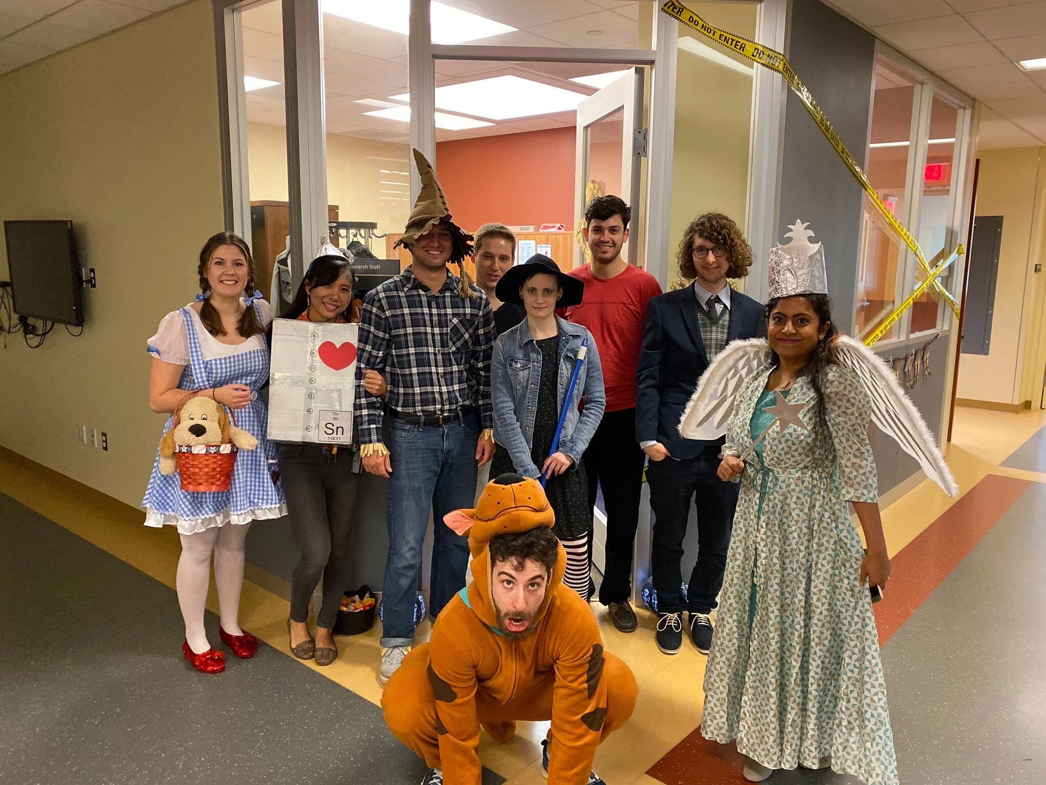 All dressed up for the yellow brick road.