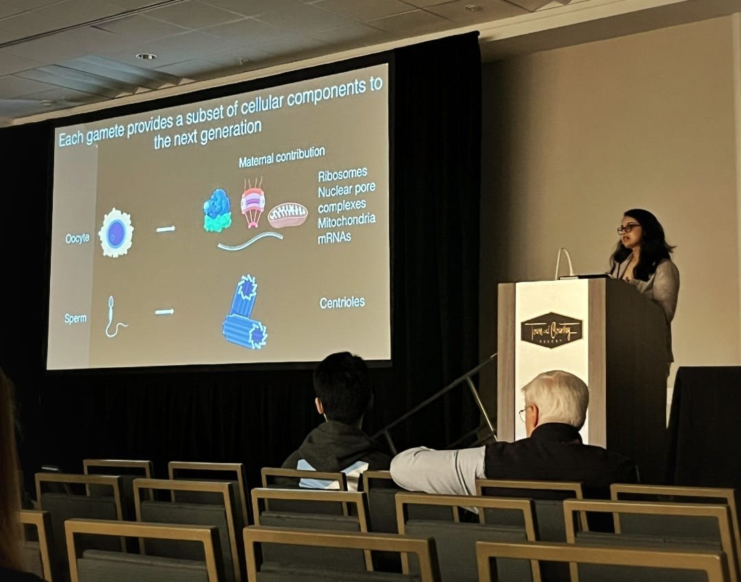 Shruti's gives a talk at the Fly Meeting, March 2025