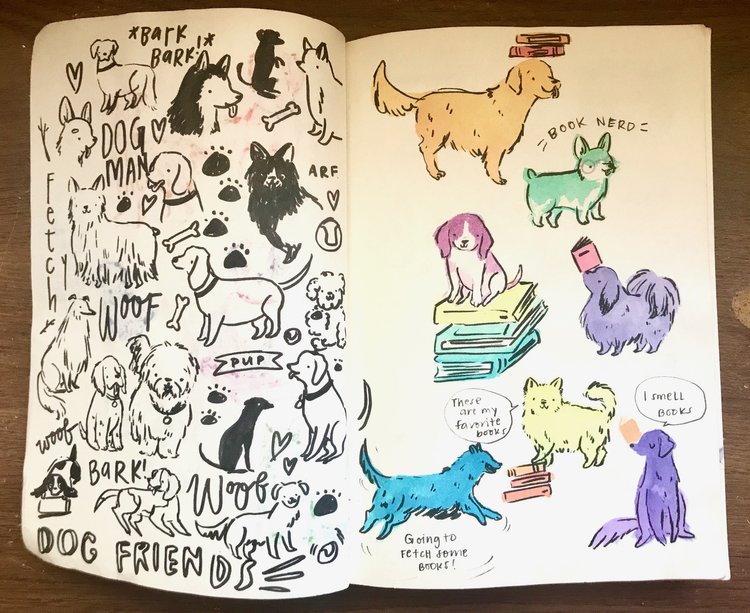 Sketchbook: Cute Cow & Grass Kids Sketchbook to Practice Sketching,  Drawing, Writing and Creative Doodling (Paperback)