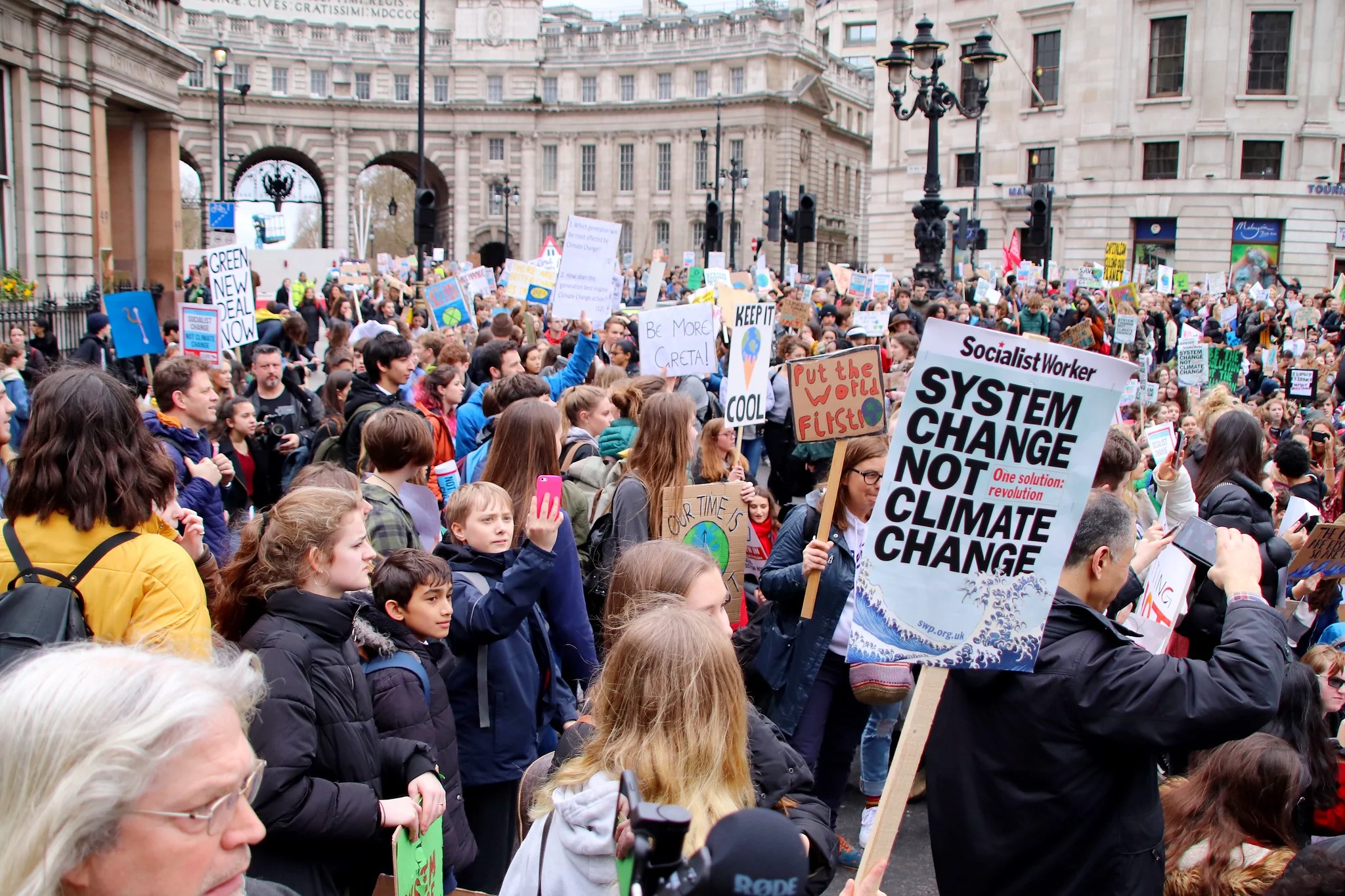 Youth Climate Strike in London via Flickr