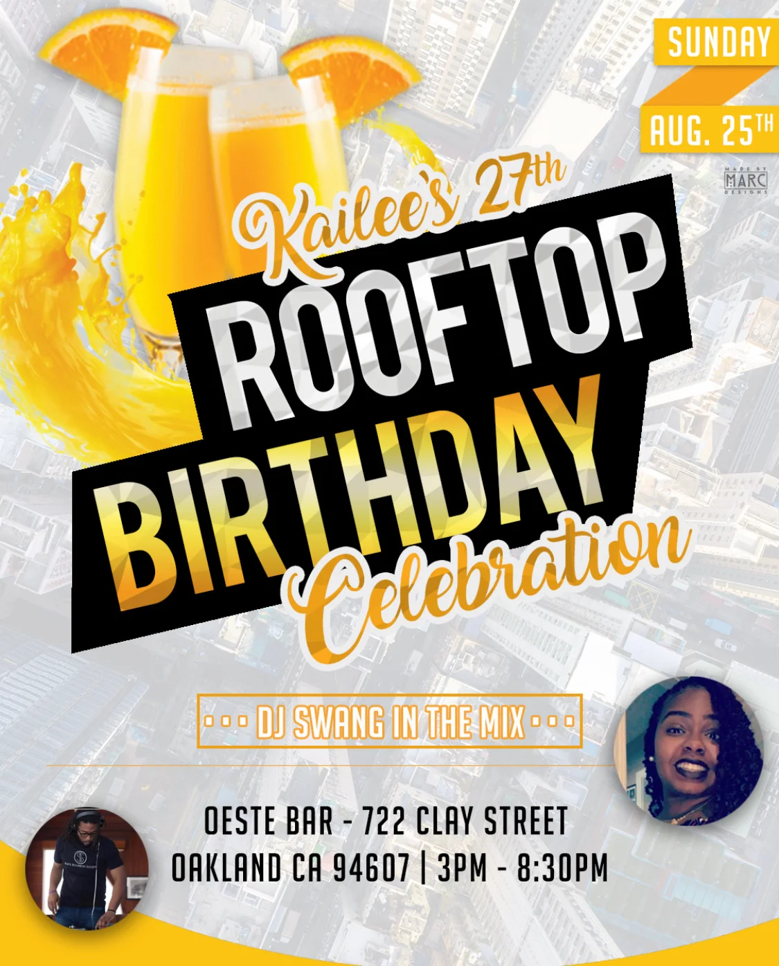 Rooftop Birthday Party
