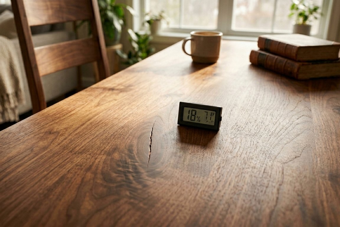 The Living, Breathing Table: Why Humidity and Temperature Are the "Invisible Sculptors" of Your Furniture