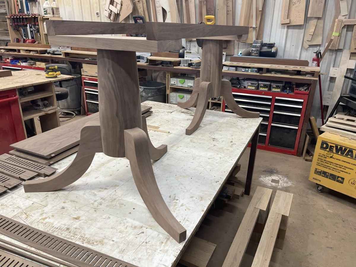 A Phyfe base after final assembly