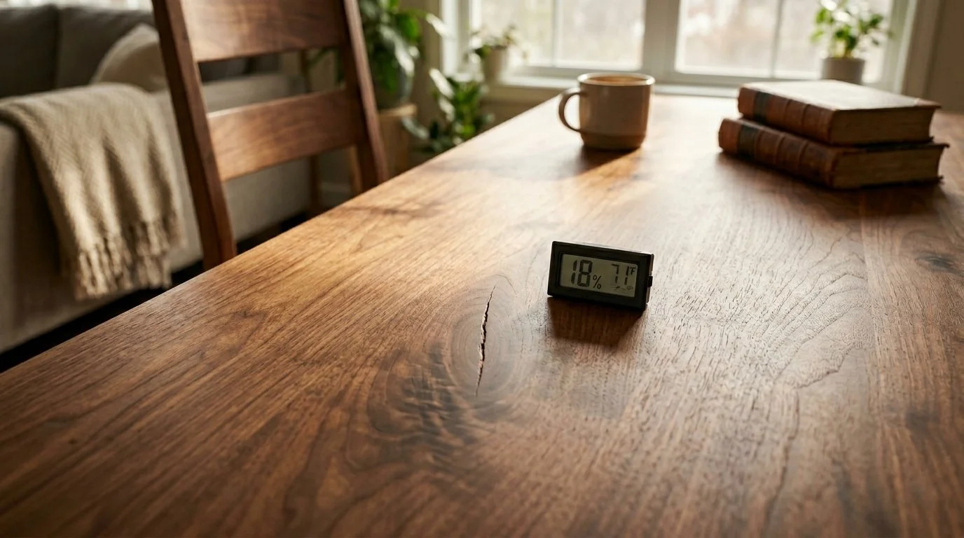 The Living, Breathing Table: Why Humidity and Temperature Are the "Invisible Sculptors" of Your Furniture