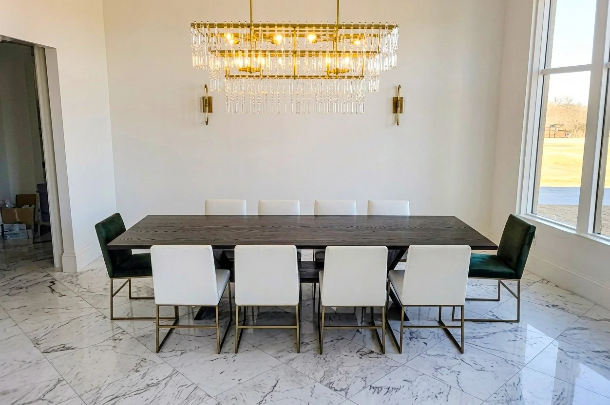 handcrafted custom dining table Edmond Oklahoma city