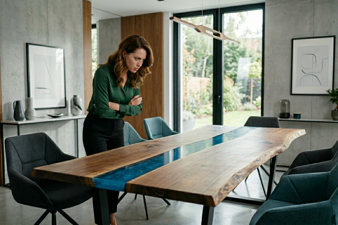The Sticky Truth: Why Live Edge and Epoxy Furniture Might Be a Regret in the Making