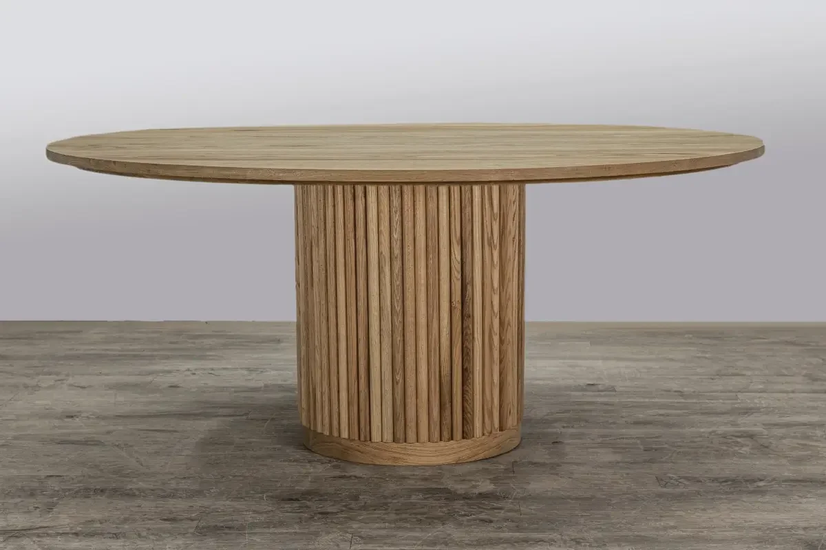 handcrafted white oak dining table Edmond Oklahoma city