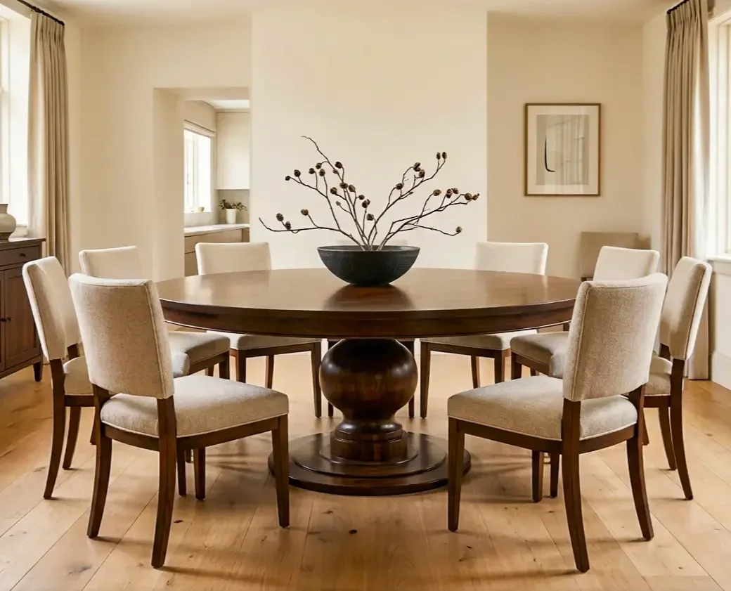 custom walnut dining table with catalyzed conversion finish OKC
