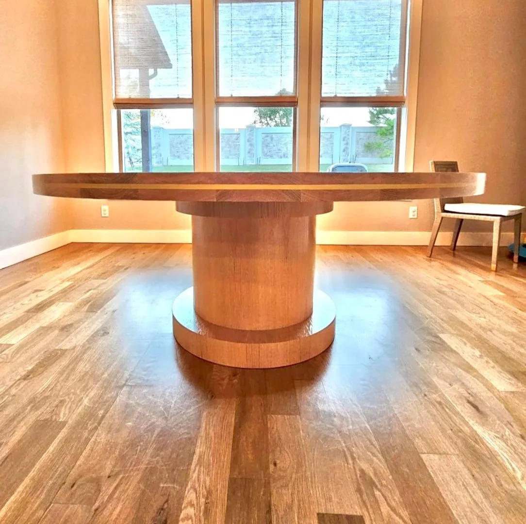 Morris bespoke handcrafted Edmond Oklahoma City custom dining table
