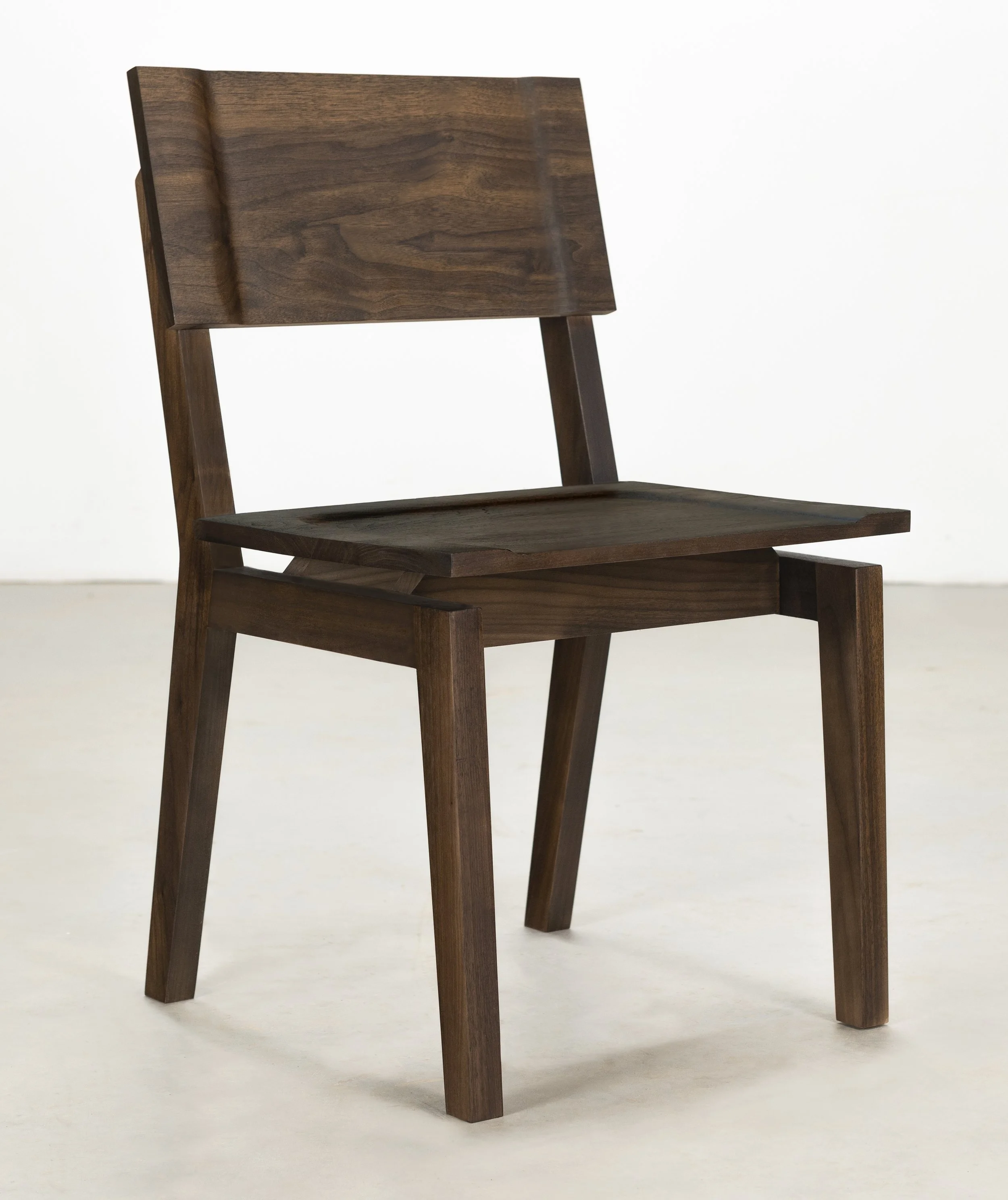 Custom Furniture Walnut Dining Chair