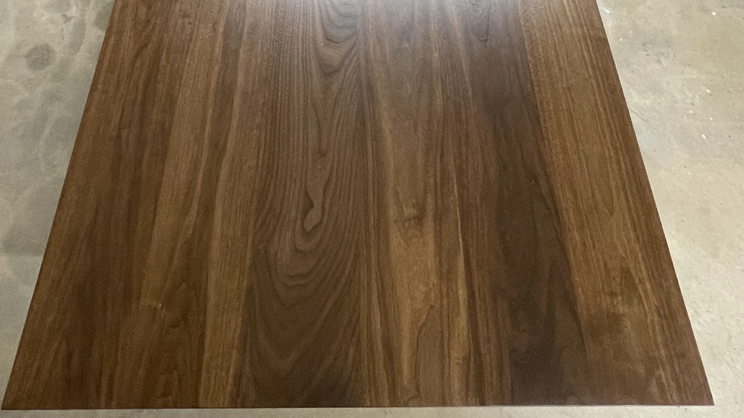 a beautiful hand selected local black walnut table top