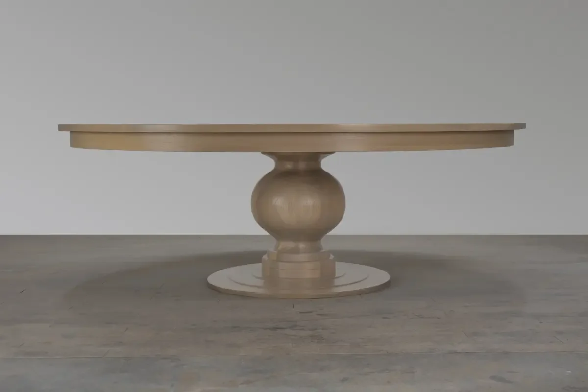 handcrafted white oak dining table Edmond Oklahoma city