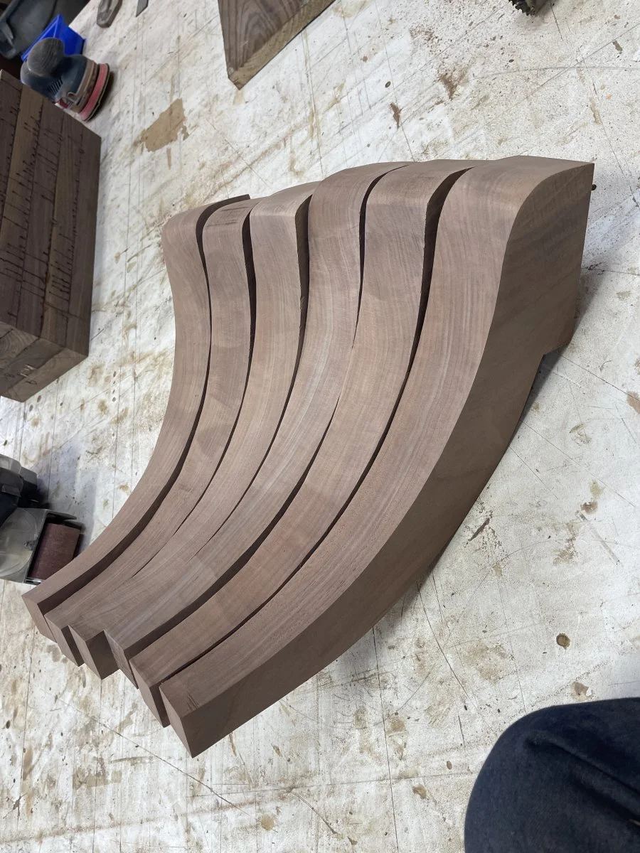 the hand-cut and shaped Phyfe legs