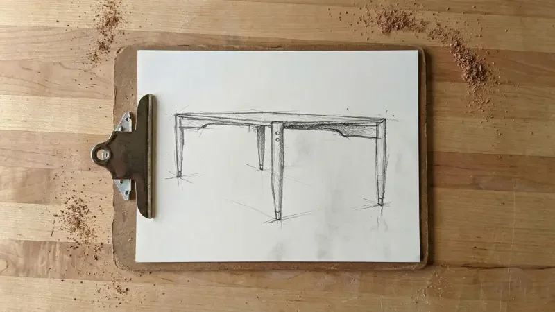 custom furniture Edmond handmade dining table Oklahoma City