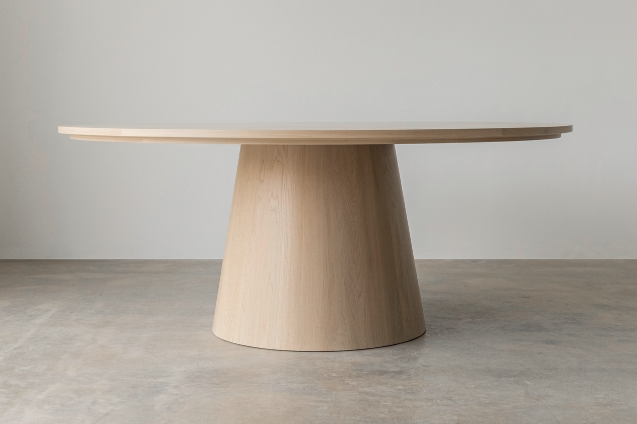 White Oak 72" Sophia Dining Table