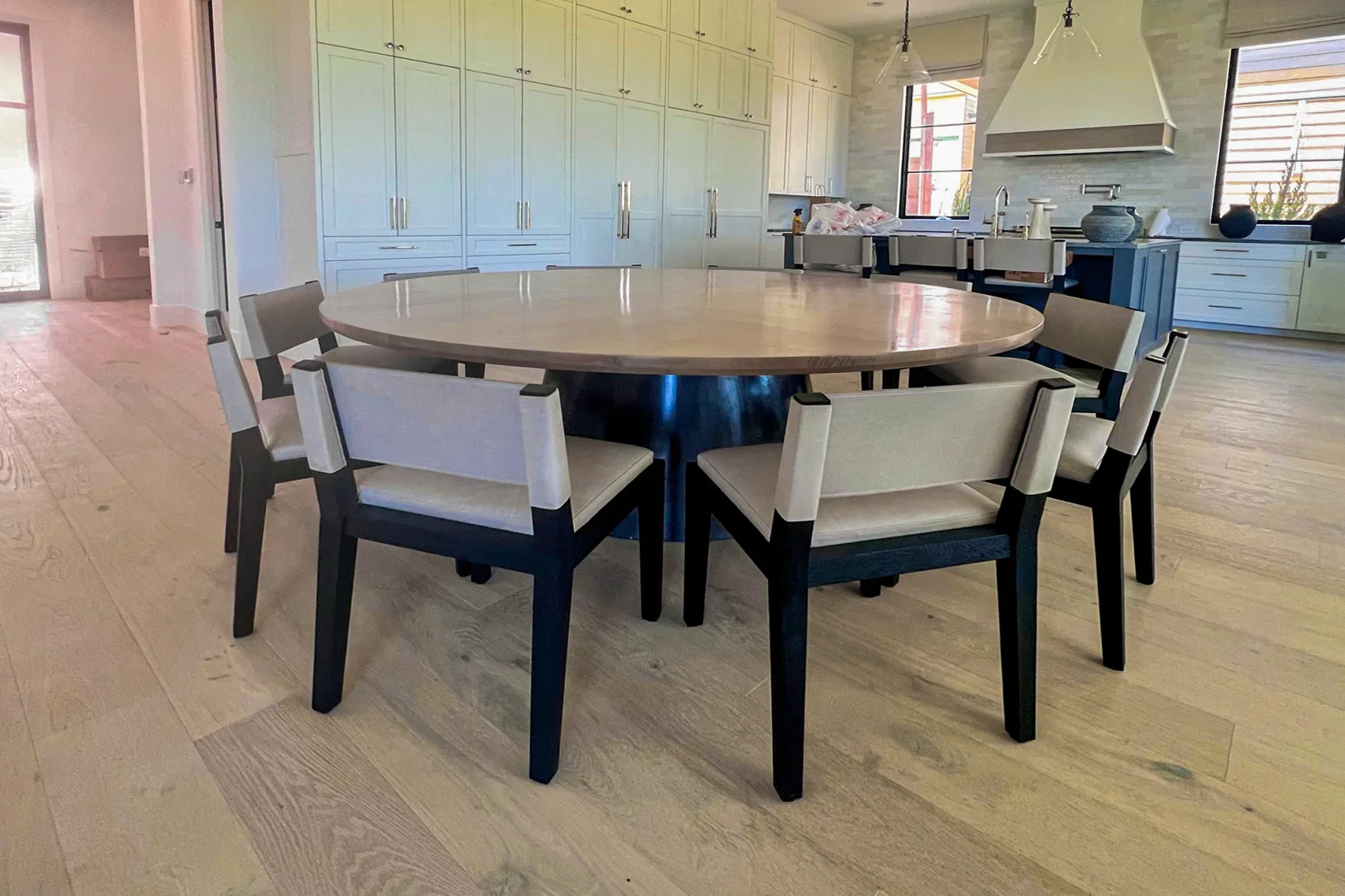 White Oak custom dining table Oklahoma City made in Edmond

