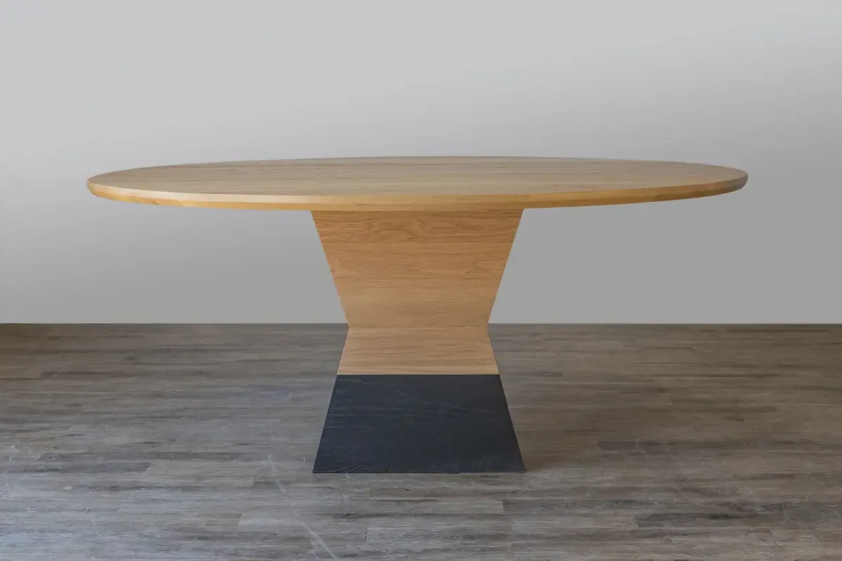 Oklahoma city custom geometric bespoke dining table