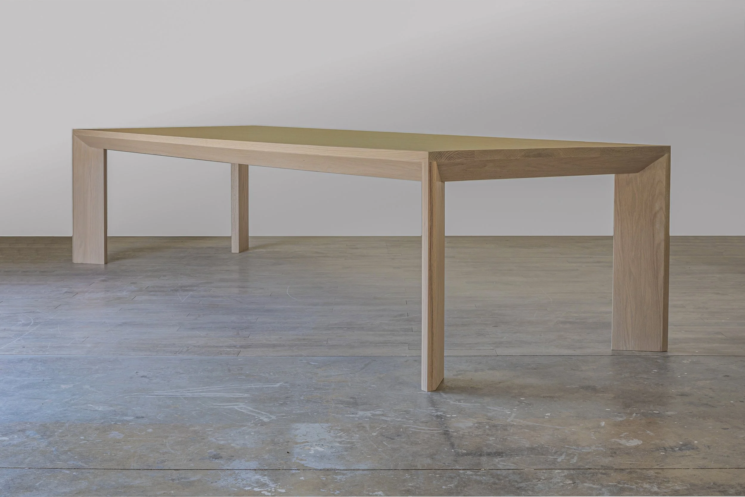 The Vivien Dining Table in white oak