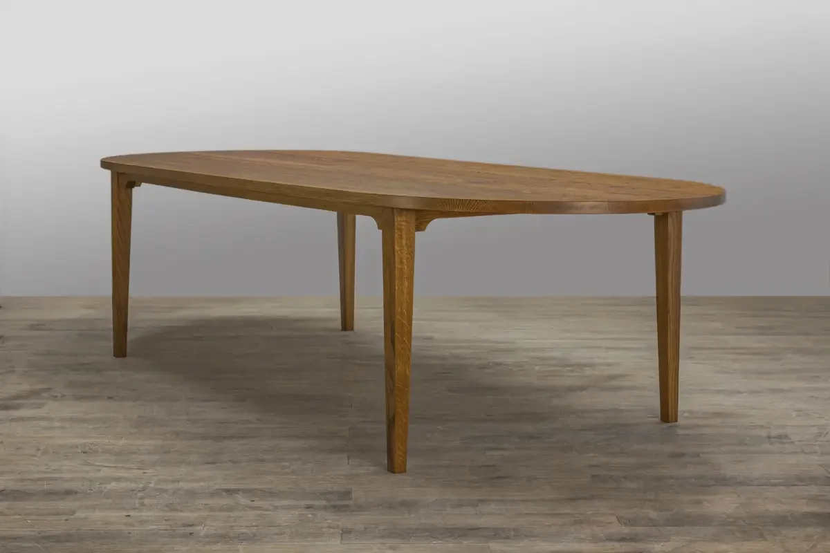 handcrafted white oak dining table Edmond Oklahoma city