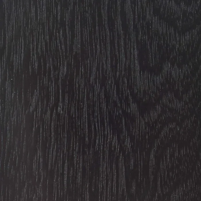 Locally sourced Red Oak, ebonized