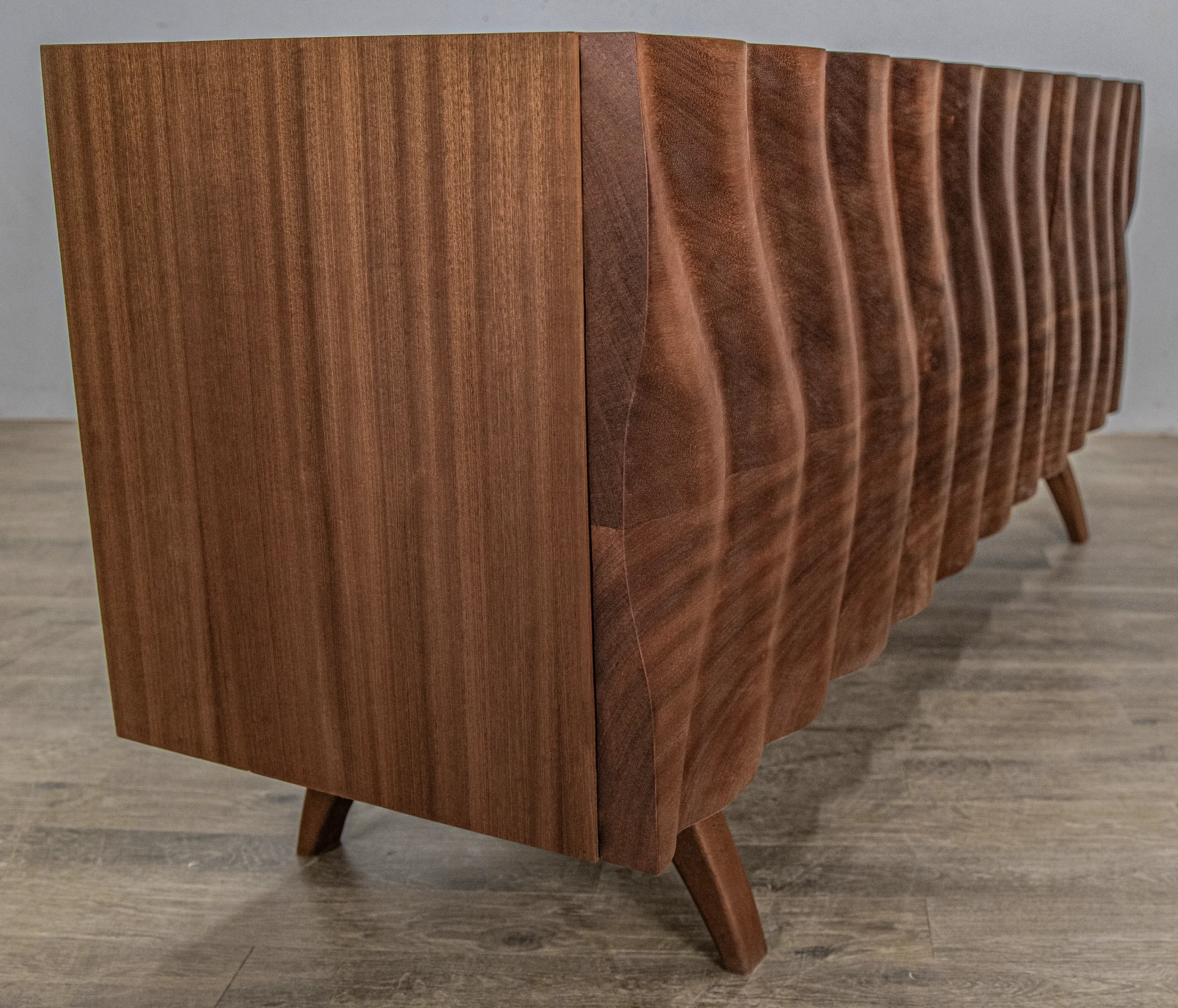 handcrafted custom Mahogany console furniture Edmond Oklahoma city