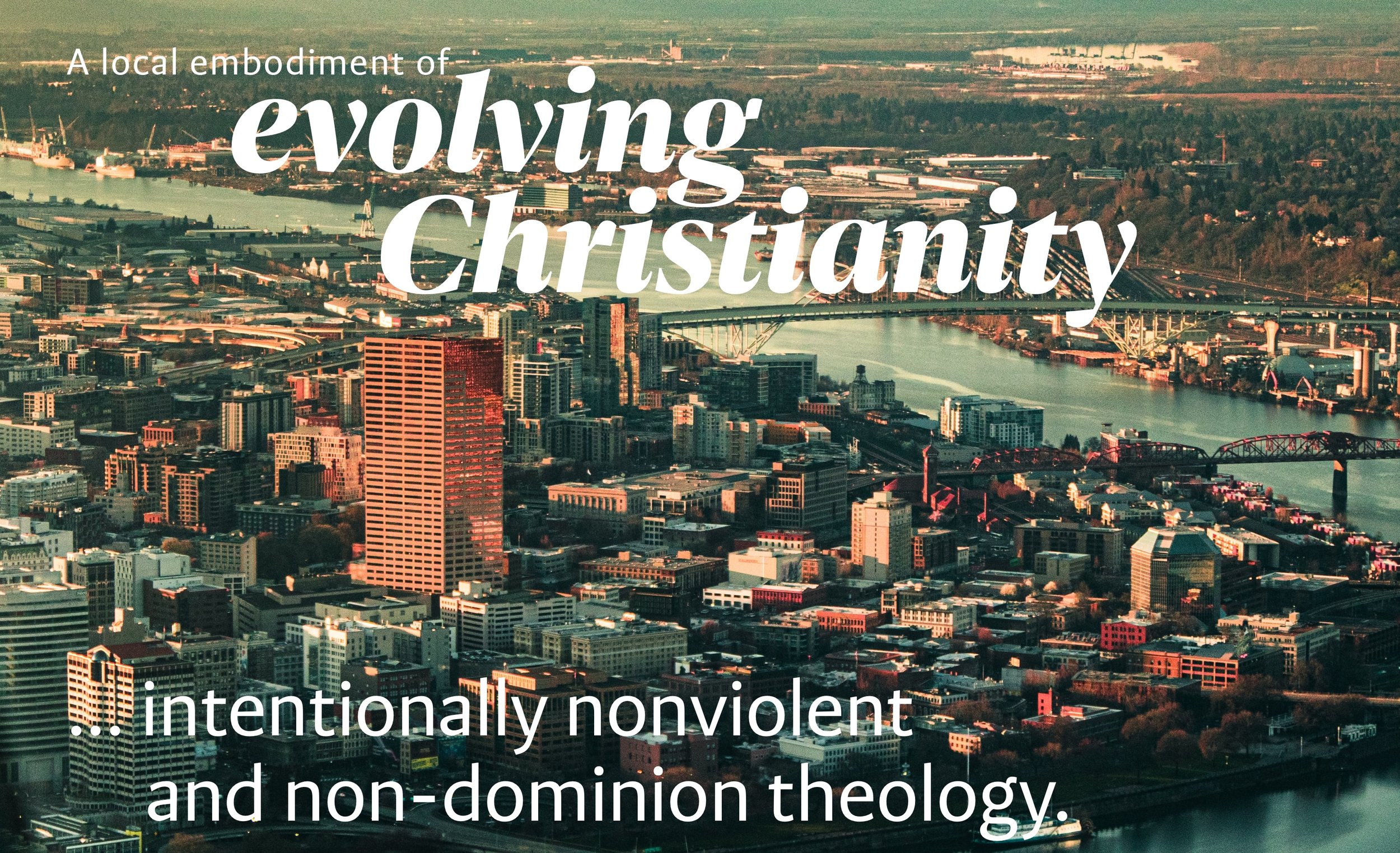  Intentionally nonviolent and non-dominion theology. 
