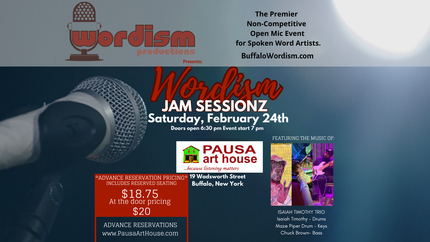 Wordism Jam Sessionz Event