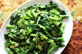Stir-Fried Asian Greens with Broccoli & Kohlrabi
