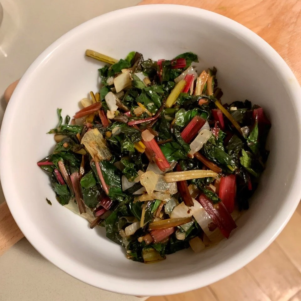 Simply Sautéed Swiss Chard