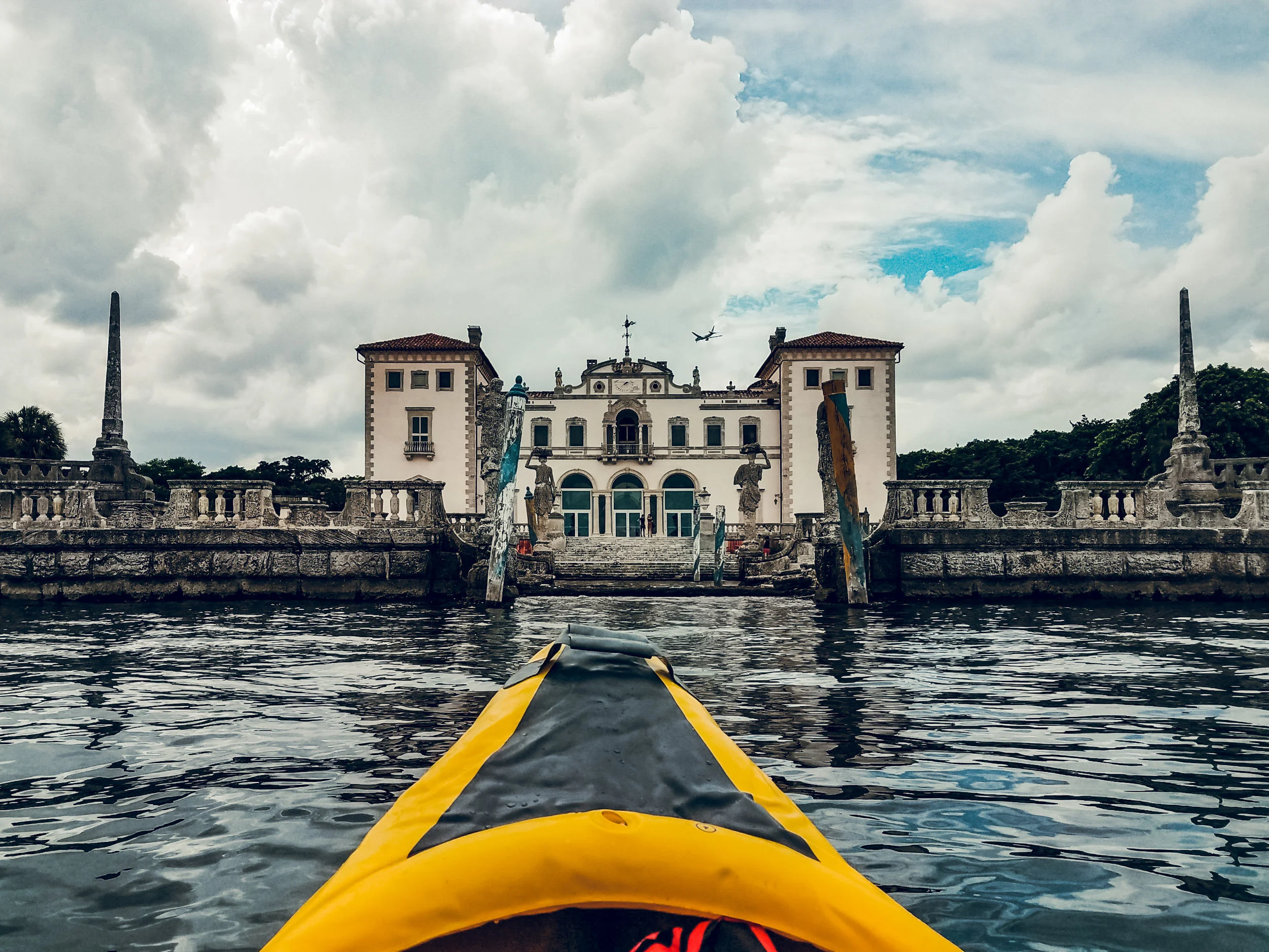  Kayaking around Vizcaya Museum in Miami 